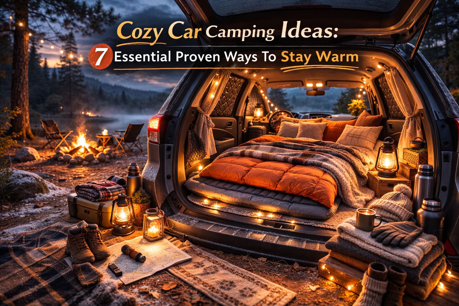 Cozy car camping ideas: 7 Essential Proven Ways To Stay Warm