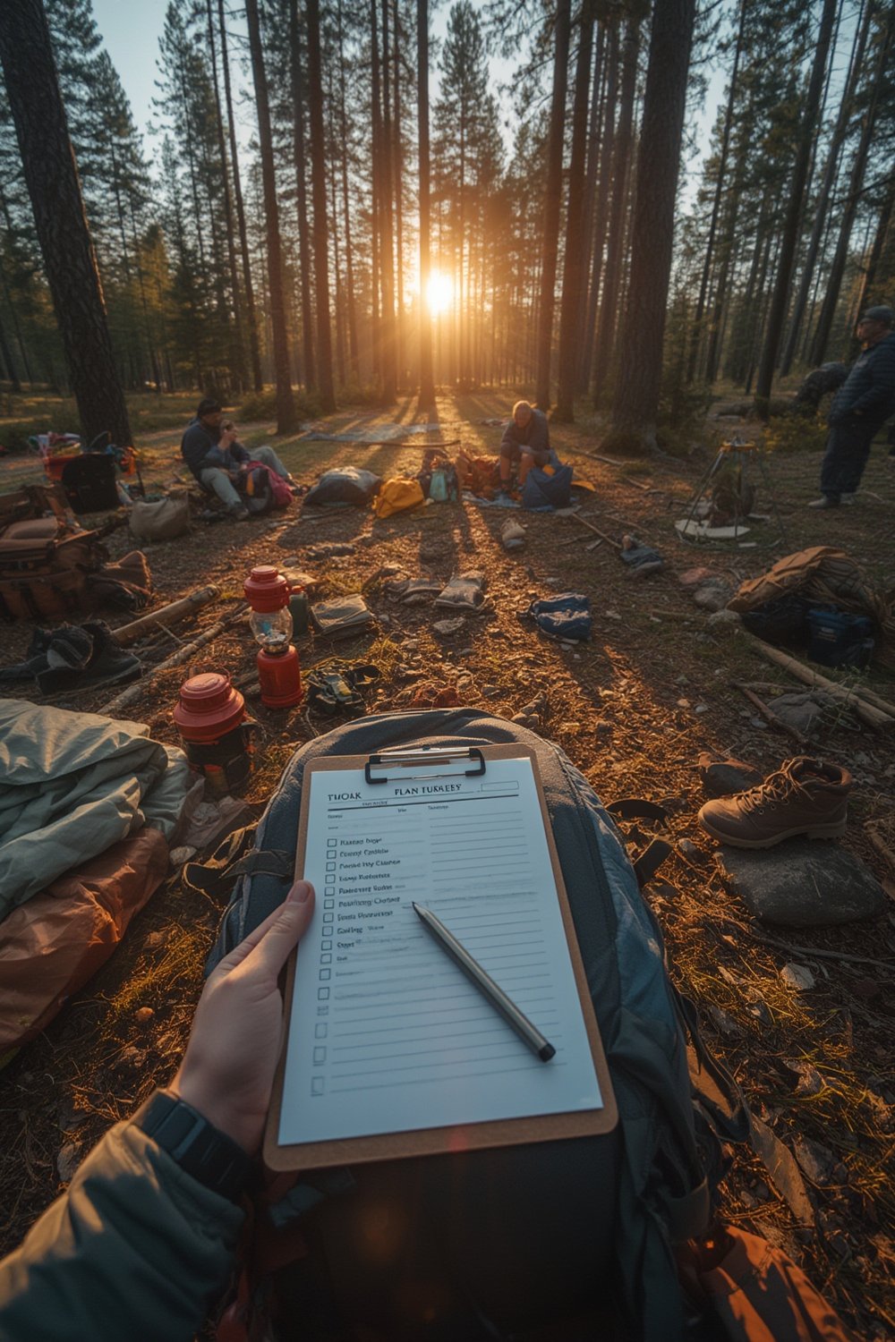 camping checklist printable - Illustration 1