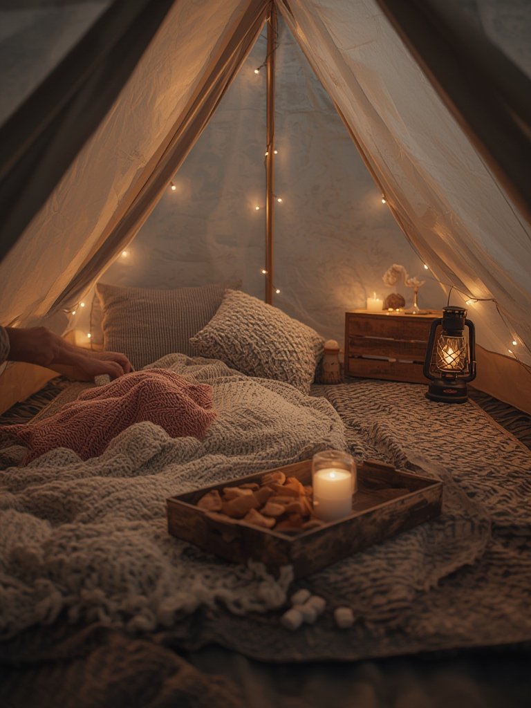 cozy camping setup - Illustration 2