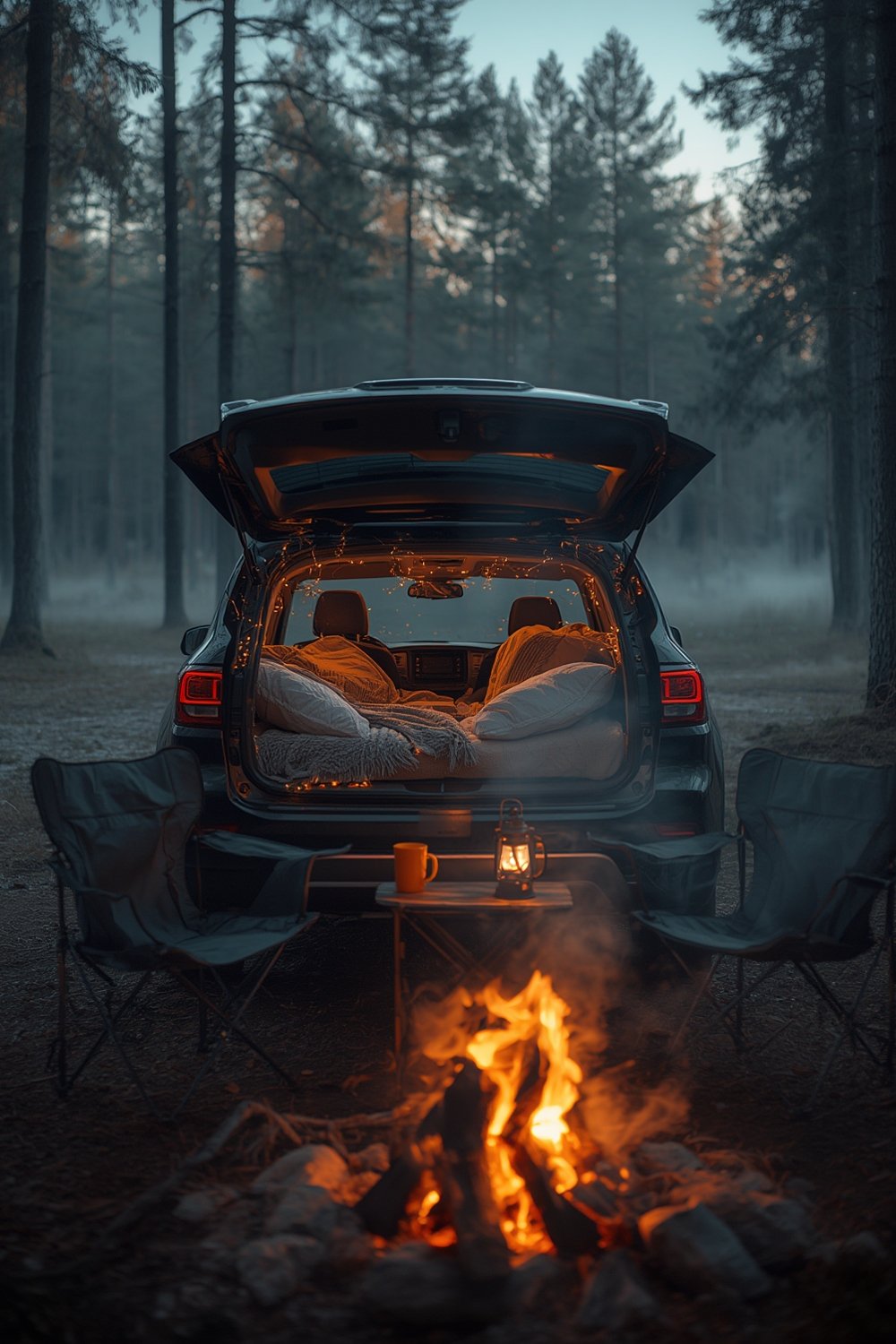 cozy car camping ideas - Illustration 1