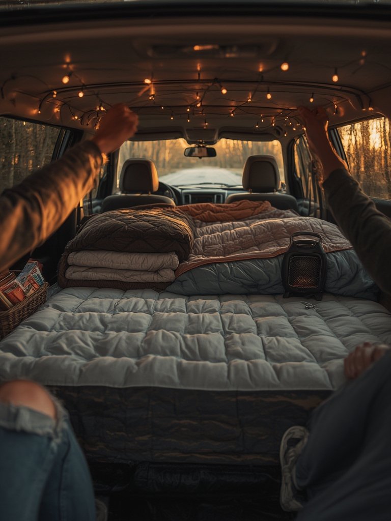 cozy car camping ideas - Illustration 2