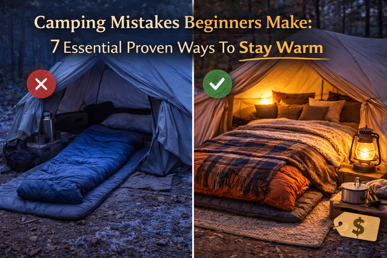 Camping mistakes beginners make: 7 Essential Proven Ways To Stay Warm