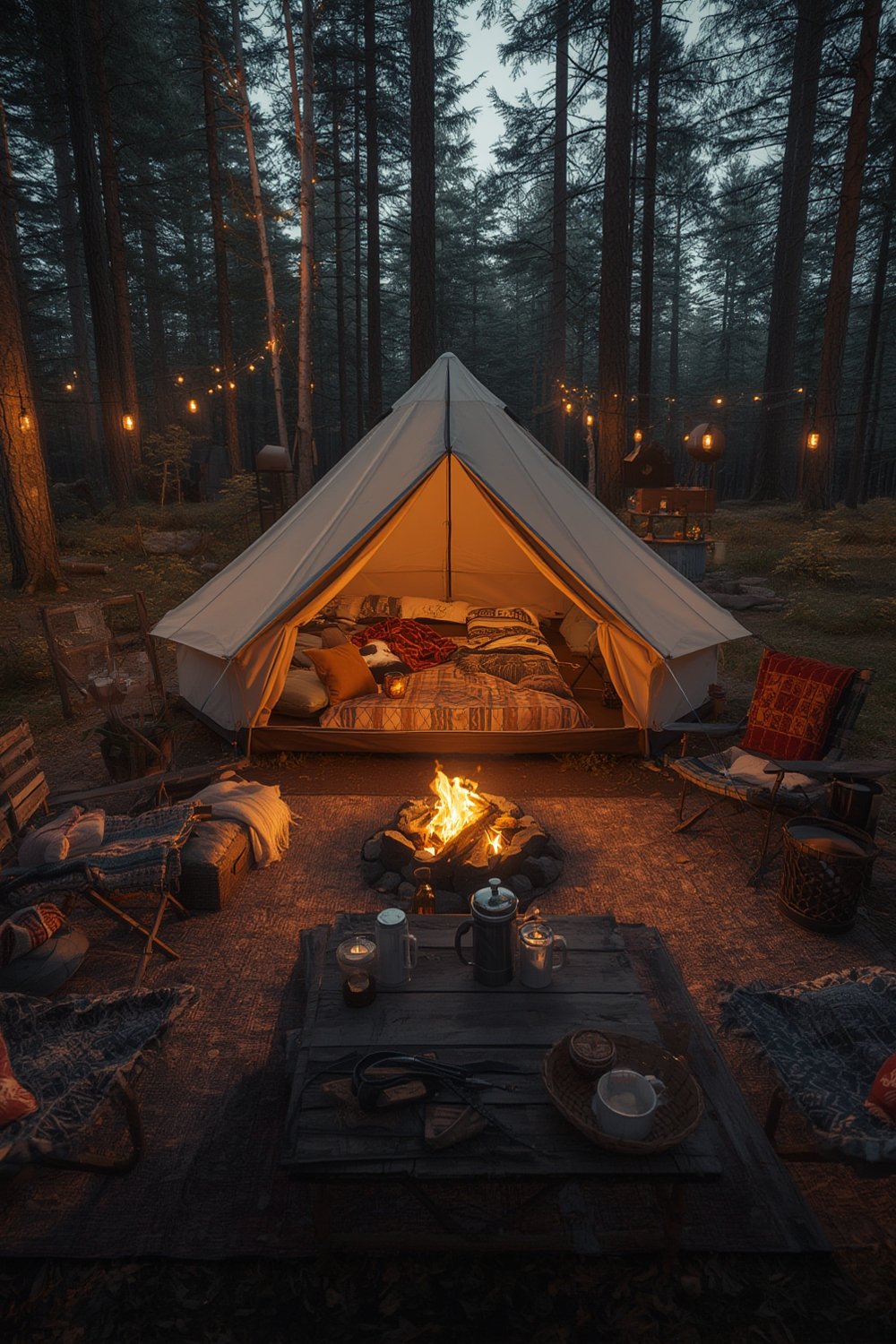 cozy camping checklist - Illustration 1