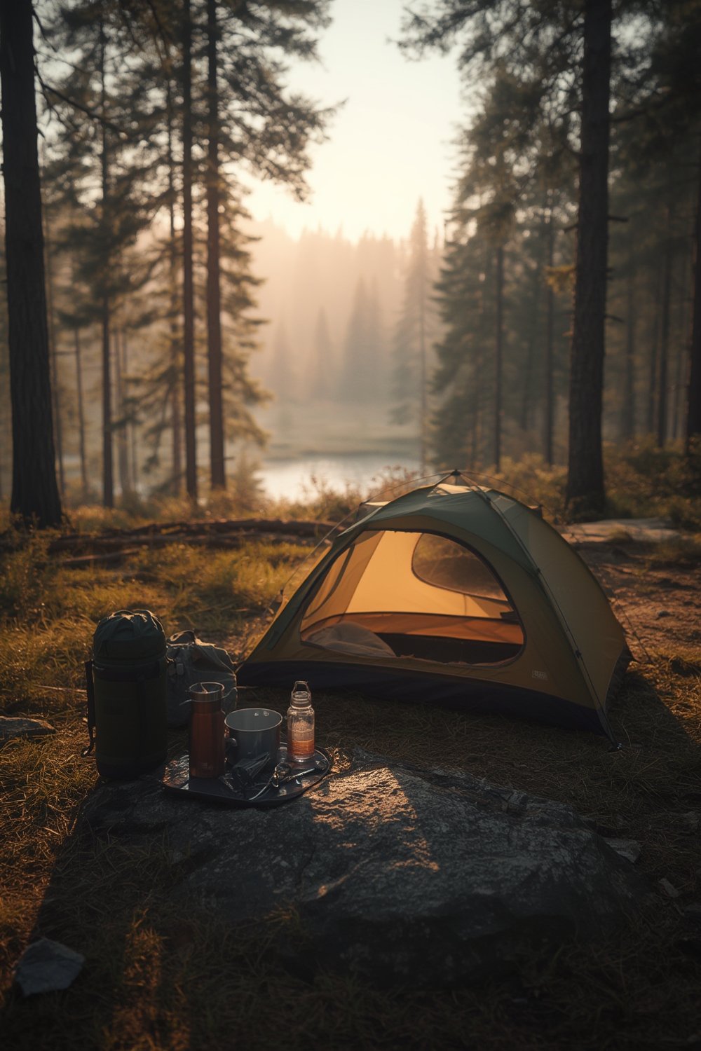 minimal camping checklist - Illustration 1