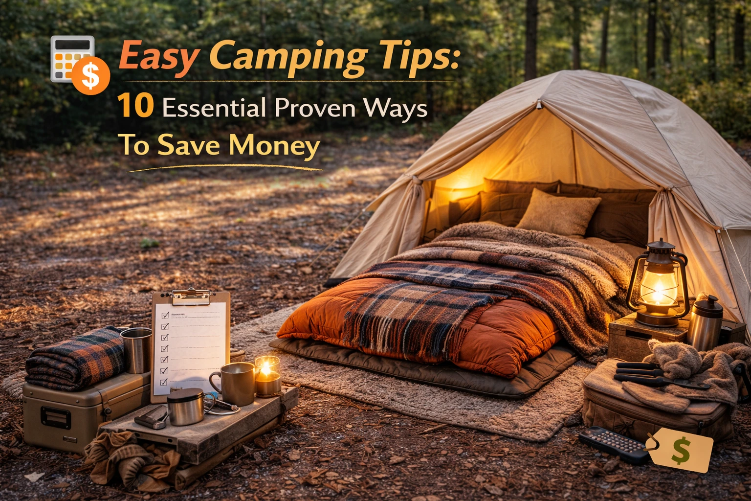 Easy camping tips: 10 Essential Proven Ways To Save Money
