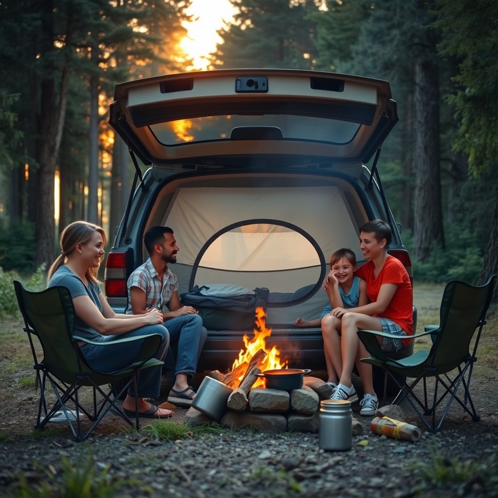 budget camping ideas - Illustration 1