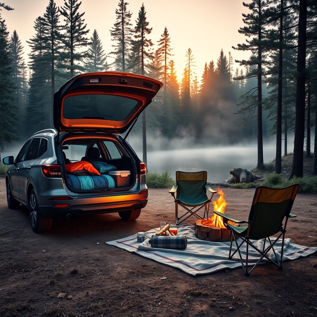 budget car camping - Illustration 1