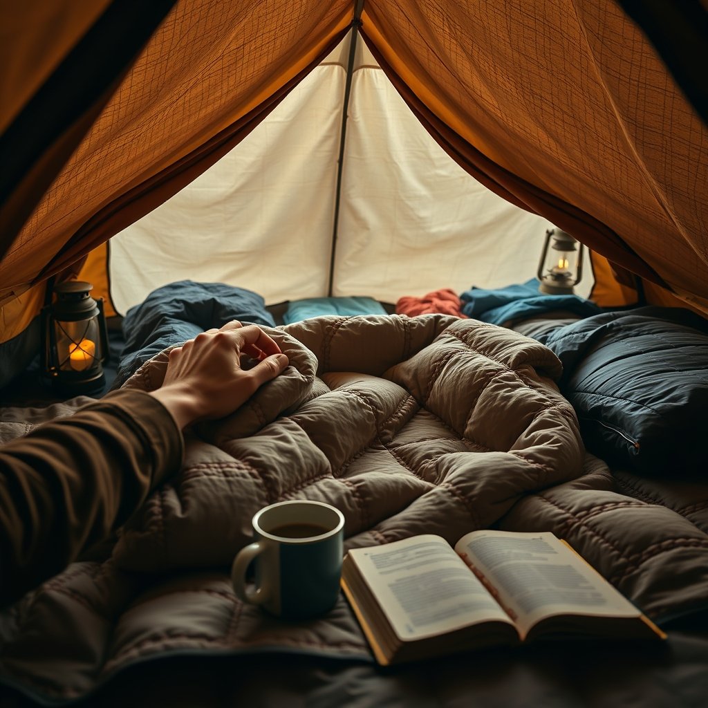 cozy camping blankets - Illustration 2