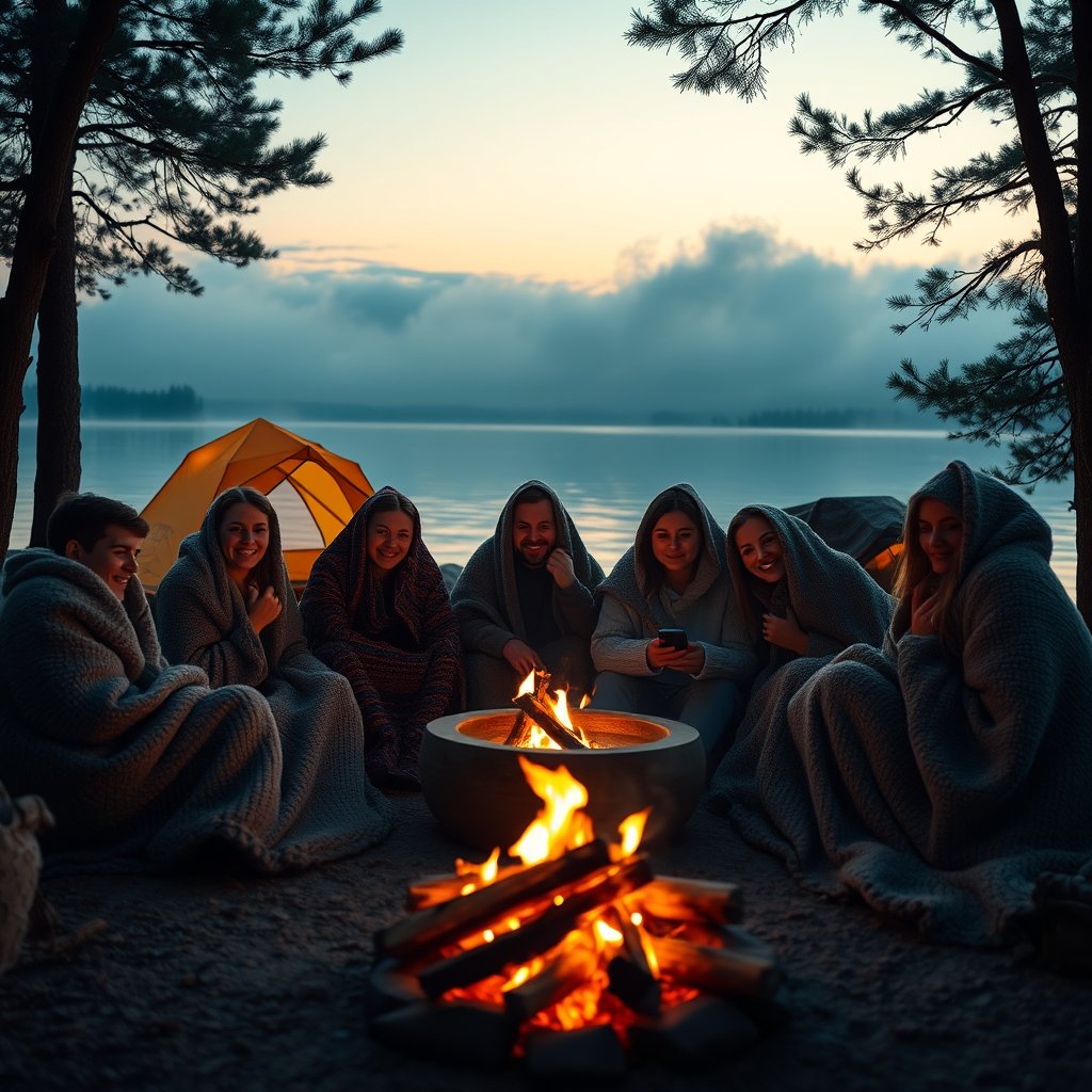 cozy camping blankets - Illustration 1
