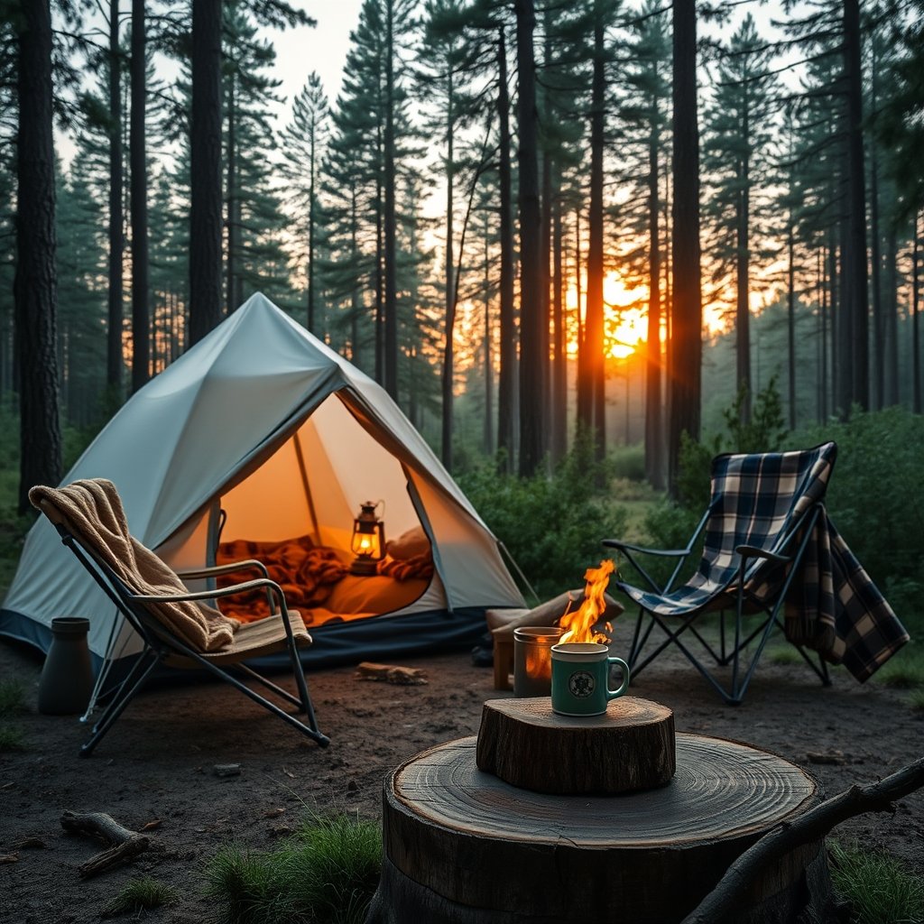 cozy camping for beginners - Illustration 1