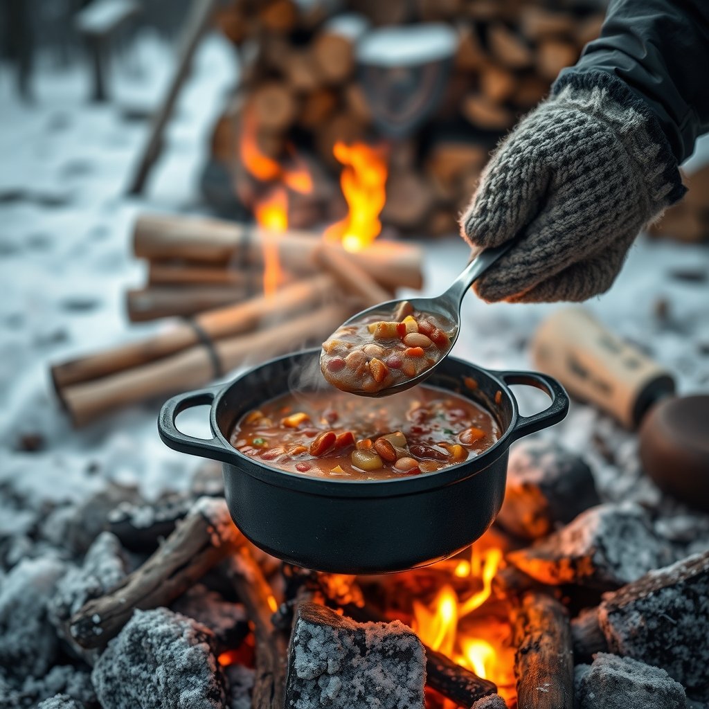 warm camping meals for cold weather - Illustration 2