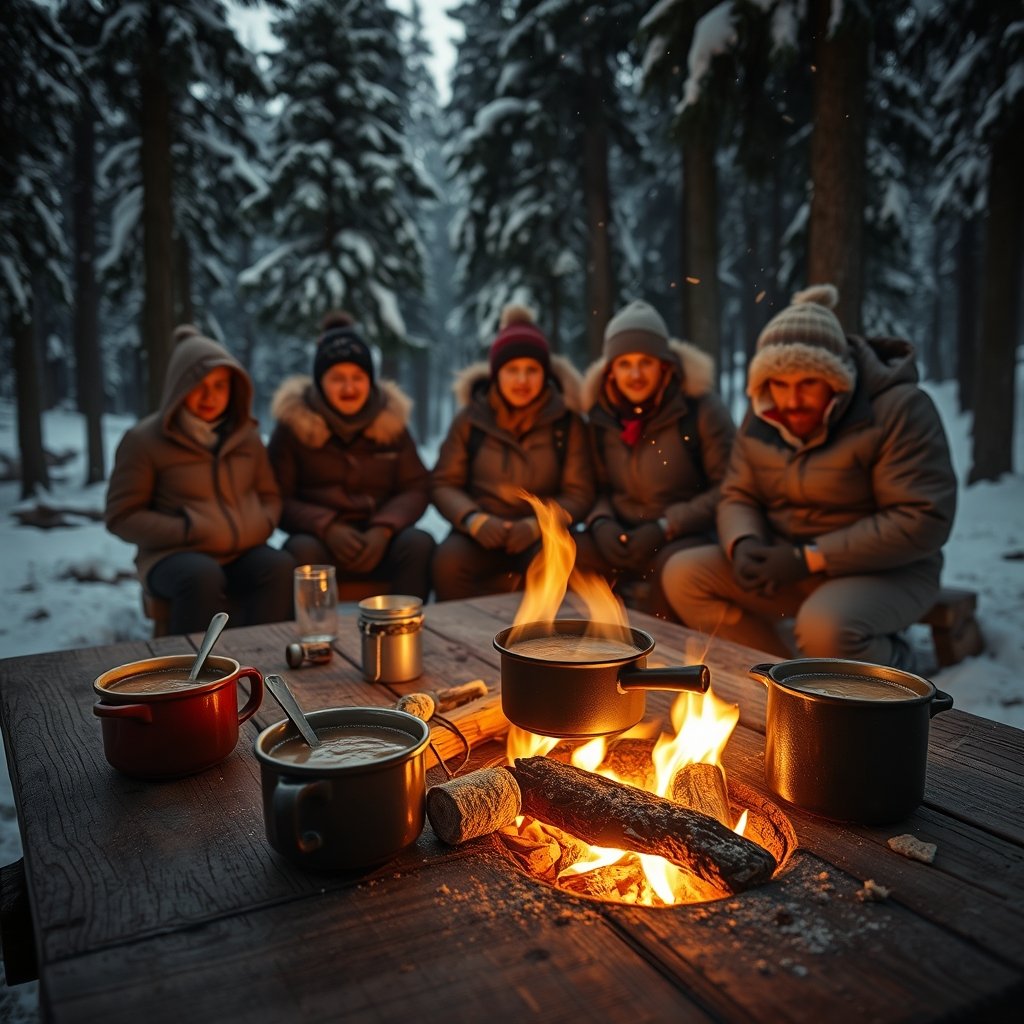 warm camping meals for cold weather - Illustration 1
